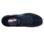 Skechers Women's Go Walk Flex Hands Free Slip-Ins-Grand Entry Sneaker, Navy/White, 9 Wide
