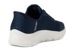 Skechers Women's Go Walk Flex Hands Free Slip-Ins-Grand Entry Sneaker, Navy/White, 9 Wide
