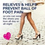 Dr. Scholl's Love Your Heels & Wedges Ball of Foot Cushions, All-Day Comfort for High Heels, Relieve & Prevent Shoe Discomfort, No Sliding Stopper Pads, 1 Pair