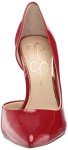 Jessica Simpson womens Prizma Pump, Red Mousse, 9 US