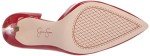 Jessica Simpson womens Prizma Pump, Red Mousse, 9 US