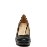 Naturalizer Womens Berlin Chunky High Heel Platform Pump,Black Smooth,8.5
