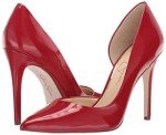 Jessica Simpson womens Prizma Pump, Red Mousse, 9 US