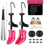 JJDPARTS High Heel Shoe Stretcher, Pair 4-Way Shoe Expander Widener Shoe Tree Extender for Women