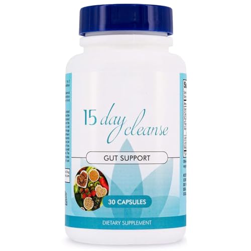XLATD 15 Day Gut Cleanse - Gut and Colon Support,15 Day Cleanse,Pastillas De Los 15 Dias para Limpiar El Colon,15 Days Gut Cleanse,Help Gut Cleanse&Colon Cleanse,Focus On Gut Health for Women (1pc)