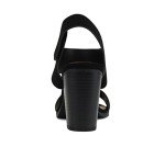 Soda Topshoeave Wait Womens Open Toe Chunky Heel Ankle Strap Shoes Block High Heel Dress Sandals (Black Nubuck, numeric_9)