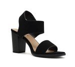 Soda Topshoeave Wait Womens Open Toe Chunky Heel Ankle Strap Shoes Block High Heel Dress Sandals (Black Nubuck, numeric_9)