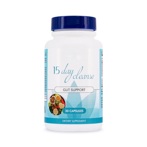XLATD 15 Day Gut Cleanse - Gut and Colon Support,15 Day Cleanse,Pastillas De Los 15 Dias para Limpiar El Colon,15 Days Gut Cleanse,Help Gut Cleanse&Colon Cleanse,Focus On Gut Health for Women (1pc)