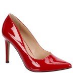 Michael By Michael Shannon Ryleigh - Women's Classic Pointed Toe High Heel Dress Pump Shoes Red, Size 7.0 Medium Width