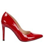 Michael By Michael Shannon Ryleigh - Women's Classic Pointed Toe High Heel Dress Pump Shoes Red, Size 7.0 Medium Width