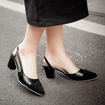 White Dress Shoes for Women Wide Heel Womens Heels Comfortable Dressy White White Shoes for Women Dressy Black Chunky Heels for Women Close Toe