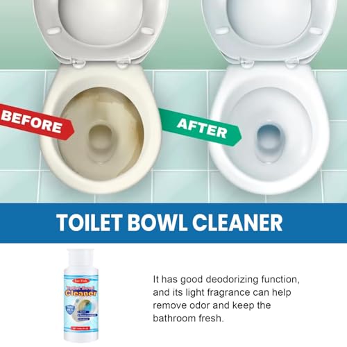 LutIedan 150ml Splash Toilet Cleaner Foam Powder, Toilet Cleaning Powder Foaming Toilet Bowl Cleaner Household Toilet Cleaners for Toilet Squatting Pans, Urinals, Pipe Cleaning