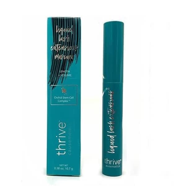 Thrive mascara Liquid Lash Extensions Mascara-Brynn Thick and slender, Waterproof and Sweatproof (Rich Black 10.7g/0.38 OZ）
