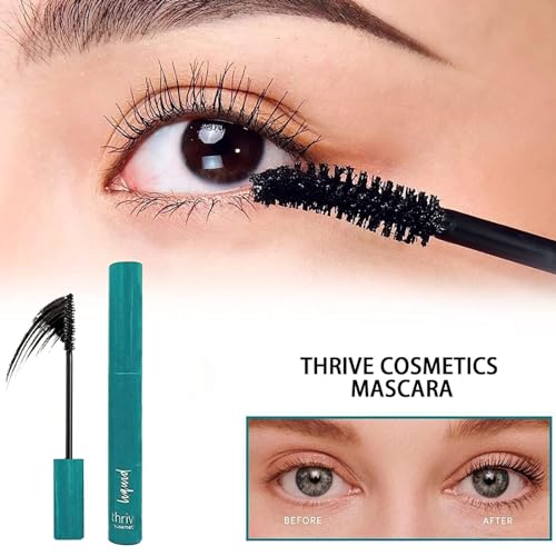 Thrive mascara Liquid Lash Extensions Mascara-Brynn Thick and slender, Waterproof and Sweatproof (Rich Black 10.7g/0.38 OZ）