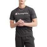 Champion Men's Classic Script Logo T-Shirt, Granite