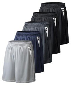 Men's Quick Dry Athletic Shorts with Pockets