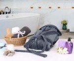 Plush Hooded Fleece Bathrobe for Men - Grey