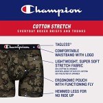 Champion Men's Stretch Cotton Boxer Briefs - 5 Pack