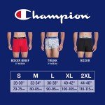 Champion Men's Stretch Cotton Boxer Briefs - 5 Pack