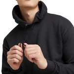 Hanes EcoSmart Men's Hooded Sweatshirt, Black XL