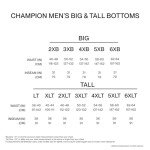 Champion Men's Cotton Knit Open Hem Pants
