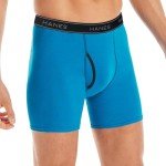 Hanes Men's Ultimate FreshIQ Tagless Boxer Briefs, 6 Pack
