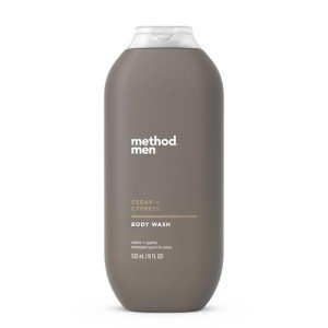 Method Men Cedar + Cypress Body Wash, 18 fl oz
