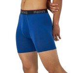 Hanes Men's Boxer Briefs with Support Pouch