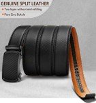 BULLIANT Adjustable Slide Ratchet Belt for Men