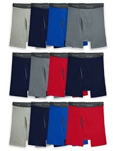 Coolzone Men's Boxer Briefs, 12-Pack Assorted Colors