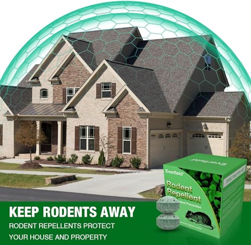 Mouse Rodent Repellent, 24Pcs Peppermint Oil Moth Balls for Rats Mice Deterrent, Safety for Humans & Pets, Pest Pouches for Roaches, Ant, Bugs, Spiders, Rats, Insect Defense for House