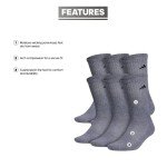 Adidas Men's Cushioned Crew Socks, 6-Pair Set