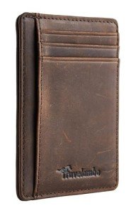 Slim Minimalist RFID Blocking Leather Wallet