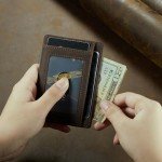 Slim Minimalist RFID Blocking Leather Wallet