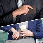 Slim Minimalist RFID Blocking Leather Wallet