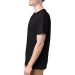 Hanes Men's Black Short Sleeve T-Shirt 4-Pack