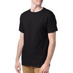 Hanes Men's Black Short Sleeve T-Shirt 4-Pack