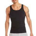Hanes Men's Moisture-Wicking Cotton Tank Undershirts 6-Pack