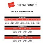 Hanes Men's Moisture-Wicking Cotton Tank Undershirts 6-Pack