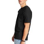 Hanes Men's Black Short Sleeve Beefy-T XXL