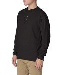 Hanes Men's Cotton Long Sleeve Henley T-Shirts