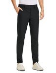 Men's Slim Fit Stretch Golf Work Pants Black