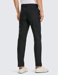 Men's Slim Fit Stretch Golf Work Pants Black