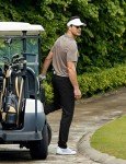 Men's Slim Fit Stretch Golf Work Pants Black