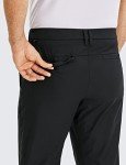 Men's Slim Fit Stretch Golf Work Pants Black