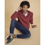 Hanes Men's Cotton Long Sleeve Henley T-Shirts