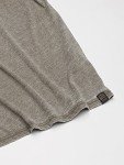 Lucky Brand Men's Burnout Neck Shirt - Dark Olive