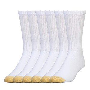 Gold Toe Harrington Crew Socks for Men, 6-Pack