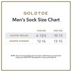 Gold Toe Harrington Crew Socks for Men, 6-Pack