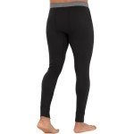 Men's Black Recycled Waffle Thermal Underwear Bottoms